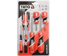 Yato atsuktuvų rinkinys 8 vnt YT-25980, SL, PH, S2 58 HRC