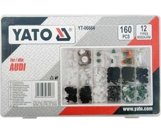 Yato Toya Sa Poland Automobilinis klipsų asortimentas Audi | 160 vnt. (YT-06664)