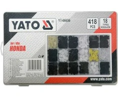 Yato Toya Sa Poland Automobilinis klipsų asortimentas Honda | 418 vnt. (YT-06656)