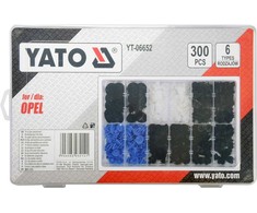 Yato Toya Sa Poland Automobilinis klipsų asortimentas Opel | 300 vnt. (YT-06652)