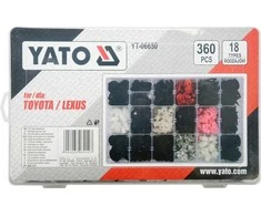 Yato Toya Sa Poland Automobilinis klipsų asortimentas Toyota, Lexus | 360 vnt. (YT-06650)