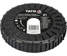 Yato Toya Sa Poland Diskas / freza medžiui | 118 mm / 21 mm (YT-59177)