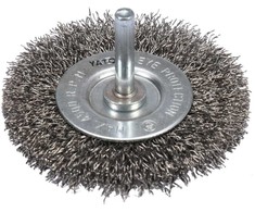 YATO DISKINIS ŠEPETĖLIS SU KOTU 75mm INOX