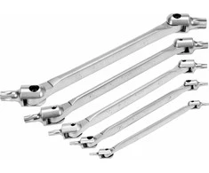 Yato Toya Sa Poland Dvipusių šarnyrinių raktų rinkinys | T-Star (Torx) T15 -T60 (YT-05320)