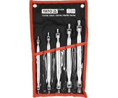 Yato Toya Sa Poland Dvipusių šarnyrinių raktų rinkinys | T-Star (Torx) T15 -T60 (YT-05320)