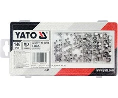 YATO RIŠŠTUČIŲ RINKINYS SU APSAUGA / SAVAITINIS LAIKODALIS 146 vnt. M4, M5, M6, M8, M10, M12