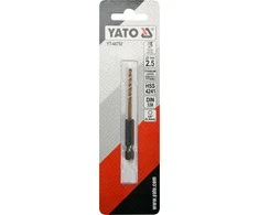Toya Sa Poland Grąžtas metalui su Hex 6.3 mm (1/4") galu HSS-TiN | 2.5 mm (YT-44752)