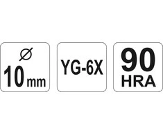Grąžtas YATO grąžtai DO SZKŁA I CERAMIKI 10mm 3728