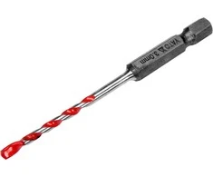Grąžtas YATO grąžtai UNIWERSALNE HEX 3mm