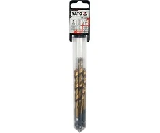 Grąžtas YATO Rinkinys grąžtų DO METALU HSS-TiN 5szt.HEX 4-10mm