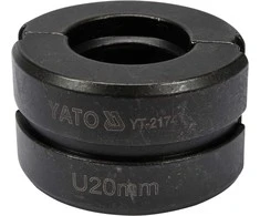 Toya Sa Poland Presavimo replių indėklas U tipo | 20 mm | plieno (YT-21741)