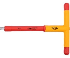 Toya Sa Poland Izoliuota rankena elektrikui T-tipo 200mm, 3/8" VDE (YT-21095)