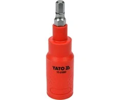 Toya Sa Poland Izoliuotas antgalis elektrikui H6x75mm, 3/8" VDE (YT-21082)