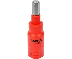 Yato Toya Sa Poland Izoliuotas antgalis elektrikui H8x75mm, 3/8" VDE (YT-21083)