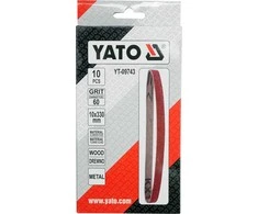 YATO BELAIKIAI ŠLIFAVIMO JUOSTELĖS 10 x 330 mm P 60 /10 vnt.