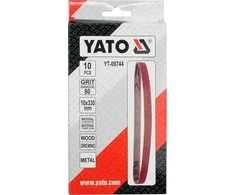 YATO BELAIKIAI ŠLIFAVIMO JUOSTELĖS 10 x 330 mm P 80 /10 vnt.