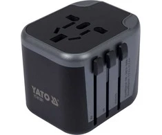 Toya Sa Poland Kelionininis adapteris | universalus | daugiau nei 150 šalių | su 2 X USB 5V / 2.4A Įkrovikliu (YT-81301)
