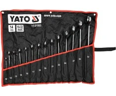YATO SUKTI KOMBINUOTI RAKTAI 10-32mm 14vnt