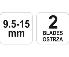 Yato Toya Sa Poland Oblius gipso plokščių kraštams | 2 peiliai (YT-76260)