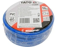 YATO PRZEWÓD / WĄŻ pneumatinis ZBROJONY PVC 8mm x 10m
