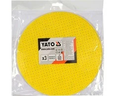 Toya Sa Poland Perforuotas šlifavimo diskas su Velcro | P80 | 225mm | 3 vnt. (YT-846013)