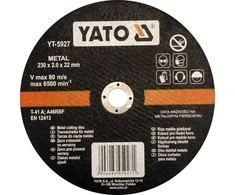YATO TARCZA DO CIĘCIA METALU 230x2,0x22mm 5927