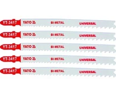 Toya Sa Poland Pjūkliukai siaurapjūkliui 5vnt, 10~5TPI / 2.4~5.0mm (universalūs) (YT-3417)