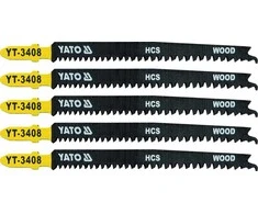 Toya Sa Poland Pjūkliukai siaurapjūkliui 5vnt, 13~8TPI / 2~3mm, ilgi (medis) (YT-3408)