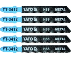 Toya Sa Poland Pjūkliukai siaurapjūkliui 5vnt, 21 TPI / 1.2mm (metalui) (YT-3412)