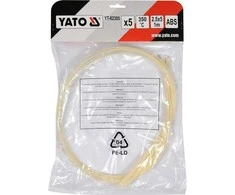 Toya Sa Poland Plastiko suvirinimo juosta | terpolimeras (ABS) | 2.5X5 mm | 5х1m / 5 vnt. (YT-82305)