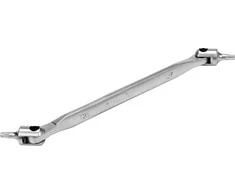 Toya Sa Poland Raktas šarnyrinis dvipusis | T-Star (Torx) T25XT27 (YT-05312)