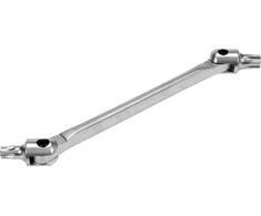 Toya Sa Poland Raktas šarnyrinis dvipusis | T-Star (Torx) T55XT60 (YT-05315)