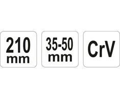 Yato Toya Sa Poland Raktas užmetamas su varžtu | 35-50 mm (YT-01676)