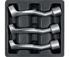 Toya Sa Poland Raktų rinkinys | kuro purkštukams ir įpurškimo siurbliams | 12,5 mm (1/2") | 14 - 17 - 19 mm (YT-17619)