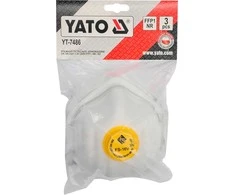 YATO DULKĖS KAUKĖS SU VOŽTUVU 3 vnt.CDC3V 7486