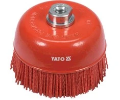 Nailoninis apvalus šepetys Yato YT-47787; 125 mm