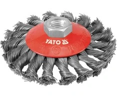 YATO šepetėlis 100 mm, M14 sriegis, susukta viela 4763