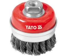 YATO BUT šepetys 60 mm, M14 sriegis, susukta viela - INOX 4768