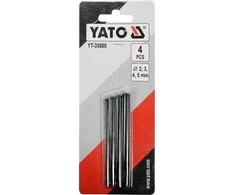 Yato Toya Sa Poland Skylių išmušėjų odoje rinkinys | 2/3/4/5 mm | 4 vnt. (YT-35880)
