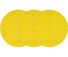 Toya Sa Poland Šlifavimo diskas perforuotas | veliūras | šlifavimas be dulkių | 225 mm / P220 | 3 vnt. (YT-84606)