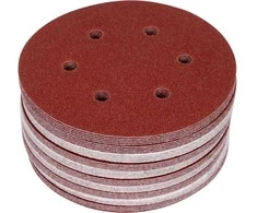 Toya Sa Poland Šlifavimo popierius {velcro) | 6 skylės | 150 mm / P60 | 50 vnt. (YT-834582)