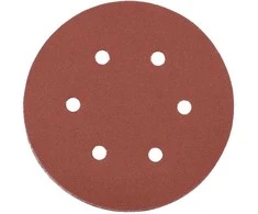 Toya Sa Poland Šlifavimo popierius {velcro) | 6 skylės | 150 mm / P220 | 50 vnt. (YT-834588)