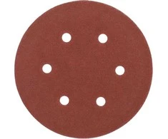Toya Sa Poland Šlifavimo popierius {velcro) | 6 skylės | 150 mm / P150 | 50 vnt. (YT-834586)