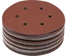 Toya Sa Poland Šlifavimo popierius {velcro) | 6 skylės | 150 mm / P240 | 50 vnt. (YT-834589)
