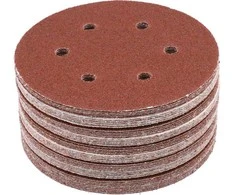 Toya Sa Poland Šlifavimo popierius {velcro) | 6 skylės | 150 mm / P40 | 50 vnt. (YT-834581)