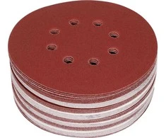 Toya Sa Poland Šlifavimo popierius {velcro) | 8 skylės | 150 mm / P180 | 50 vnt. (YT-834597)