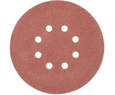 Toya Sa Poland Šlifavimo popierius {velcro) | 8 skylės | 150 mm / P80 | 50 vnt. (YT-834593)