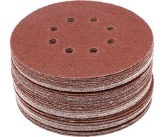 Toya Sa Poland Šlifavimo popierius {velcro) | 8 skylės | 150 mm / P40 | 50 vnt. (YT-834591)