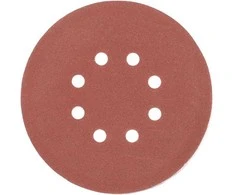 Toya Sa Poland Šlifavimo popierius {velcro) | 8 skylės | 150 mm / P150 | 50 vnt. (YT-834596)