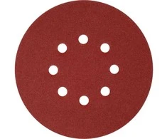 Toya Sa Poland Šlifavimo popierius {velcro) | 8 skylės | 150 mm / P180 | 50 vnt. (YT-834597)